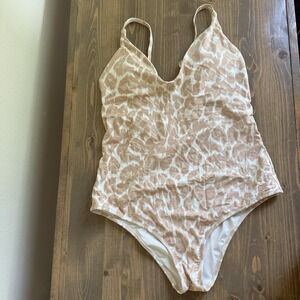 Aerie Womens Large One Piece Cheeky Swim Bathing Suit Summer Beach Pool